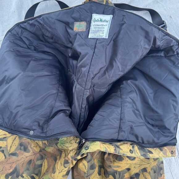 Gander Mountain Bib Pants Men M-XL Camo Leaf Waterfowl Hunting - Picture 13 of 14